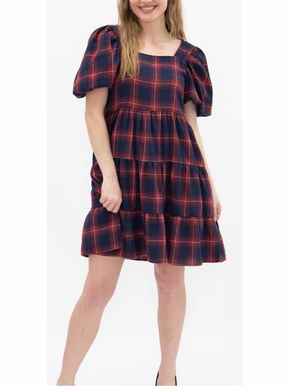 Grace + Emma Dolly Doll Plaid